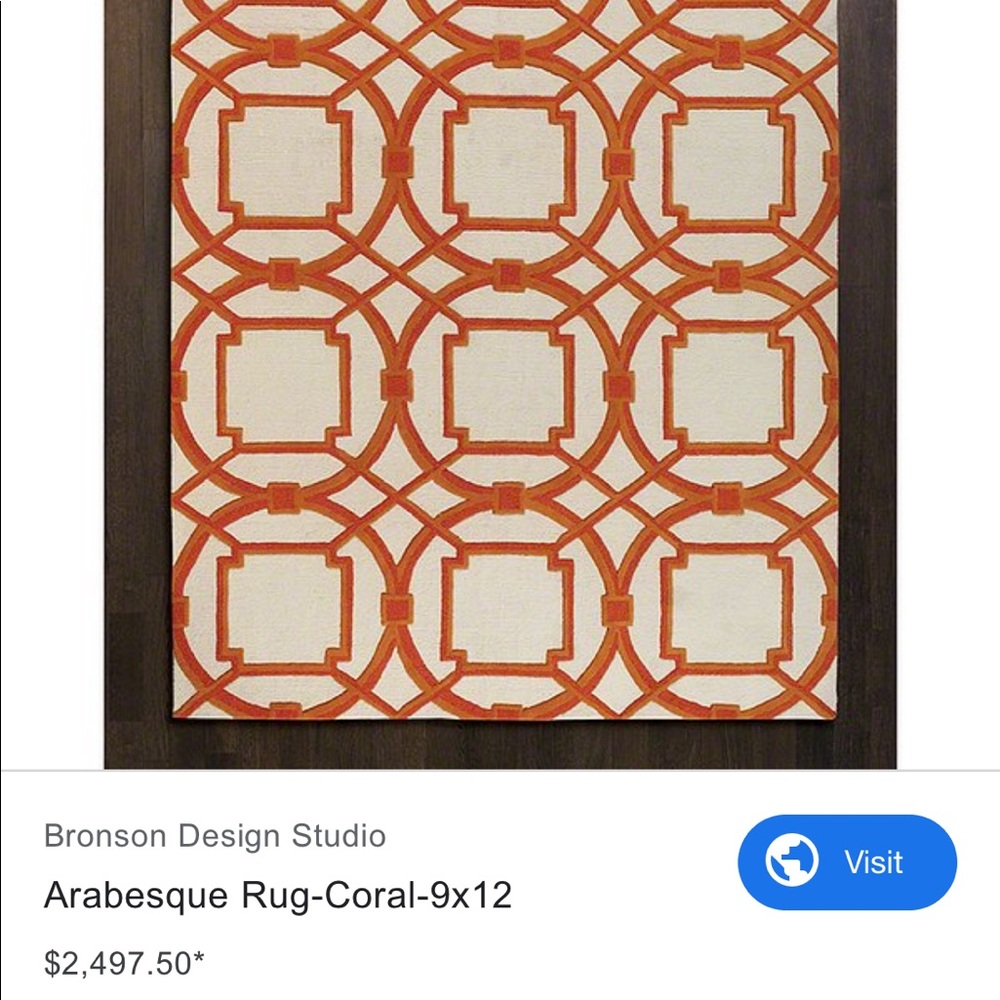 Used rug by Bronson designs 9ft x12ft